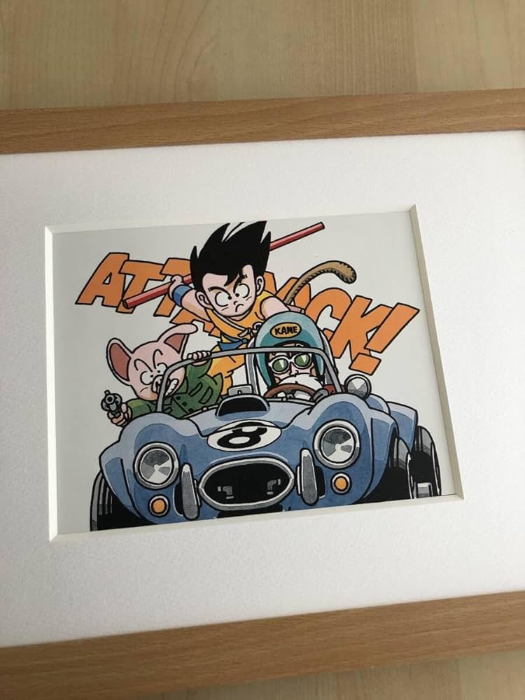 額付きの絵 Amazon.co.jp: kj 額装品 鳥山明 4 イラスト A4額入り ポスター